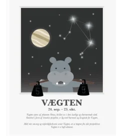 Kids by Friis Plakater Og Billeder|Plakat - Stjernetegn - Vægten