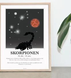 Kids by Friis Plakater Og Billeder>Plakat - Stjernetegn - Skorpionen