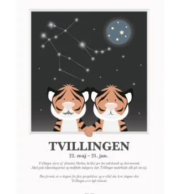 Kids by Friis Plakater Og Billeder|Plakat - Stjernetegn - Tvilligen
