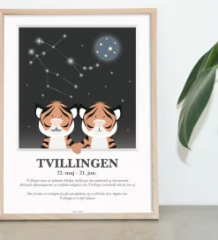 Kids by Friis Plakater Og Billeder|Plakat - Stjernetegn - Tvilligen