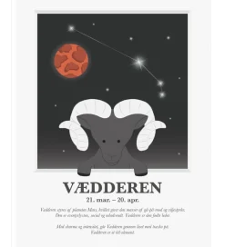 Kids by Friis Plakater Og Billeder|Plakat - Stjernetegn - Vædderen