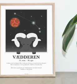 Kids by Friis Plakater Og Billeder|Plakat - Stjernetegn - Vædderen