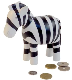 Kids by Friis Sparegrise>Sparebøsse - 16x15x7 - Zebra