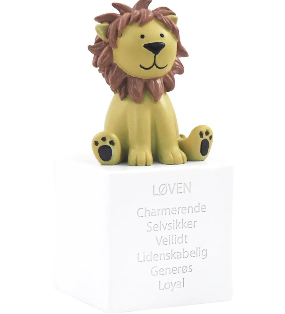 Kids by Friis Sparegrise>Sparebøsse - 6x6x13 cm - Løven