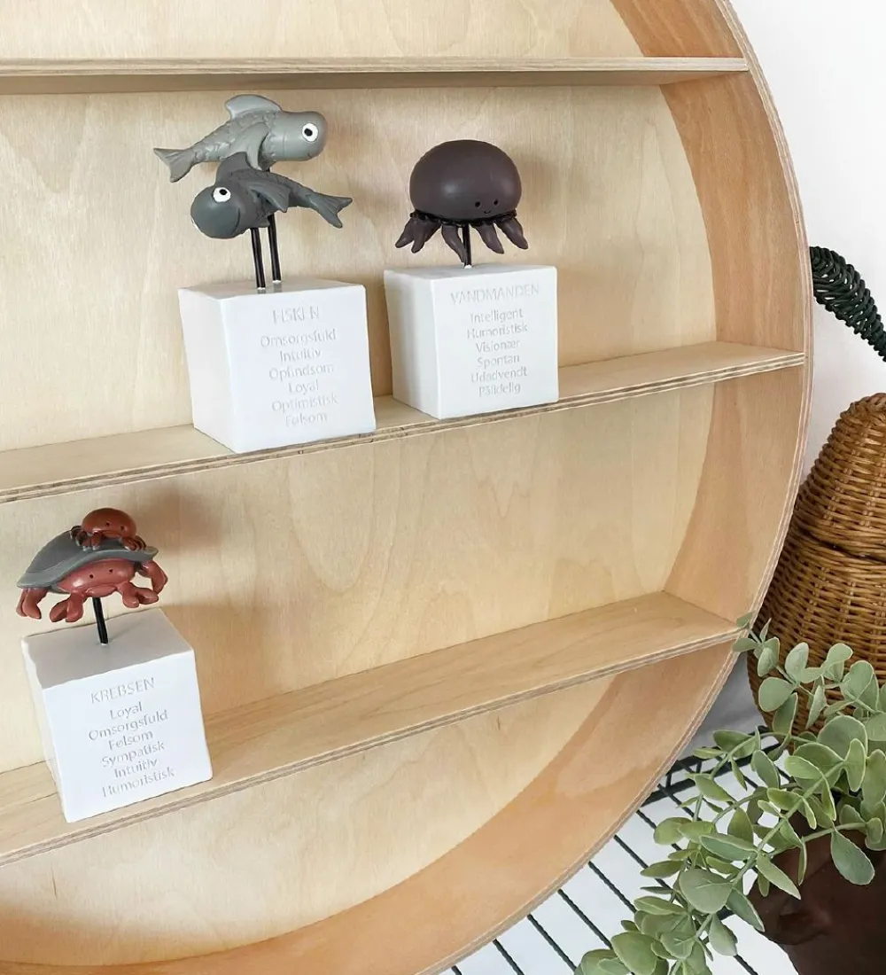 Kids by Friis Sparegrise>Sparebøsse - 6x6x13 cm - Fisken