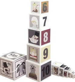 Kids by Friis Stablelegetøj|Stabelkasser - 10 stk - Eventyr