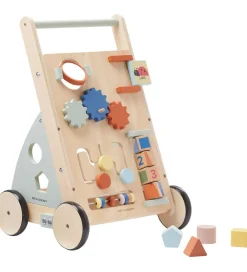 Kids Concept Gåvogne>Gåvogn - Edvin - Træ/Blå