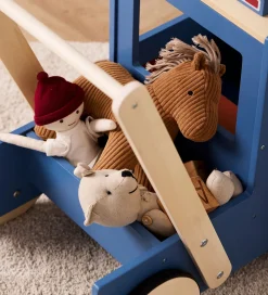 Kids Concept Gåvogne>Gåvogn - Træ - Lastbil - Aiden - Blå