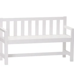 Kids Concept Bænke|Borde>Havesæt - Træ - 90x33x55/60x35x45 cm - Hvid
