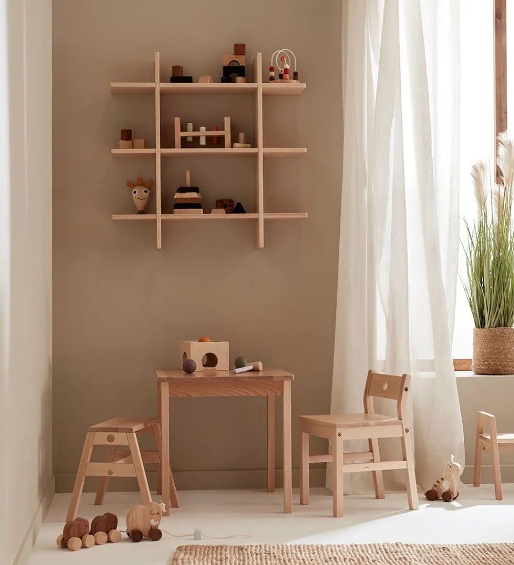 Kids Concept Hylder>Hylde - 70x70 cm - Saga Blonde - Træ