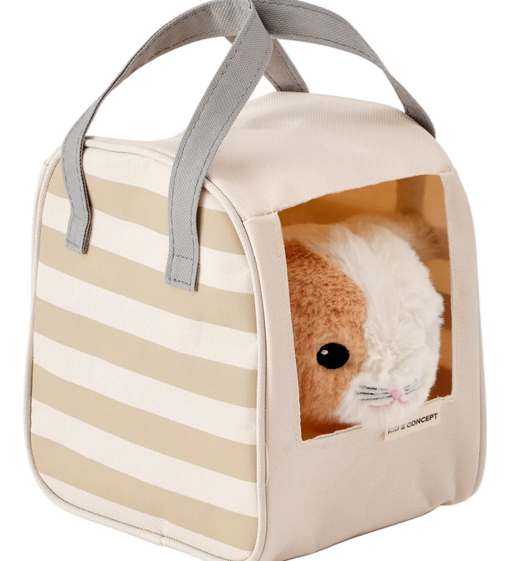 Kids Concept Trælegetøj|Kat m. Taske - Beige/Hvid