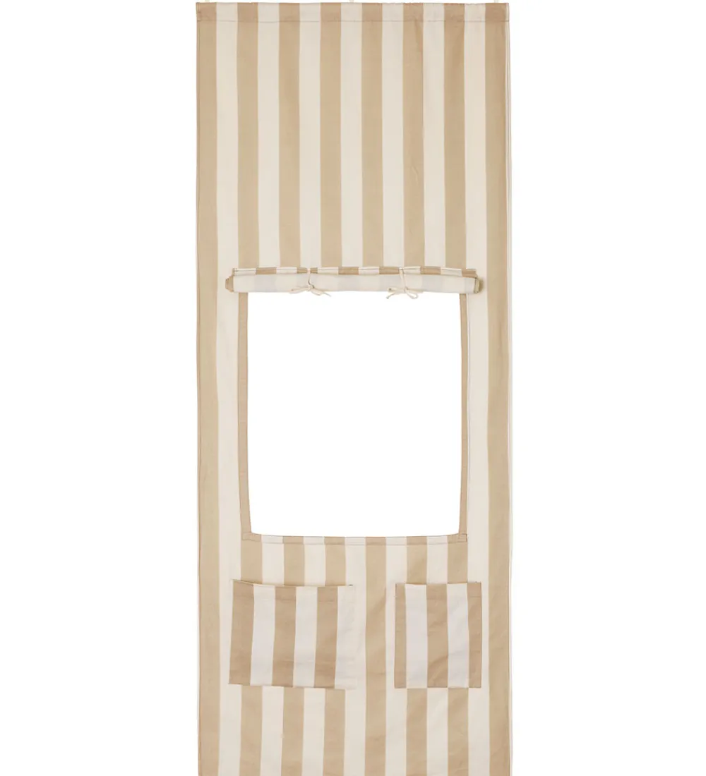 Kids Concept Legetelte|Legetelte>Kiosk-Dør - Stripe Beige