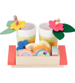 Kids Concept Trælegetøj|Rolleleg|Legemad - Træ - Drikkesæt