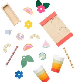 Kids Concept Trælegetøj|Rolleleg|Legemad - Træ - Drikkesæt