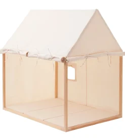 Kids Concept Legetelte|Legetelte>Legetelt - Hus - 110x84 cm - Naturhvid