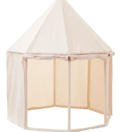 Kids Concept Legetelte|Legetelte|Legetelt - Pavillon - 122x142 cm - Naturhvid