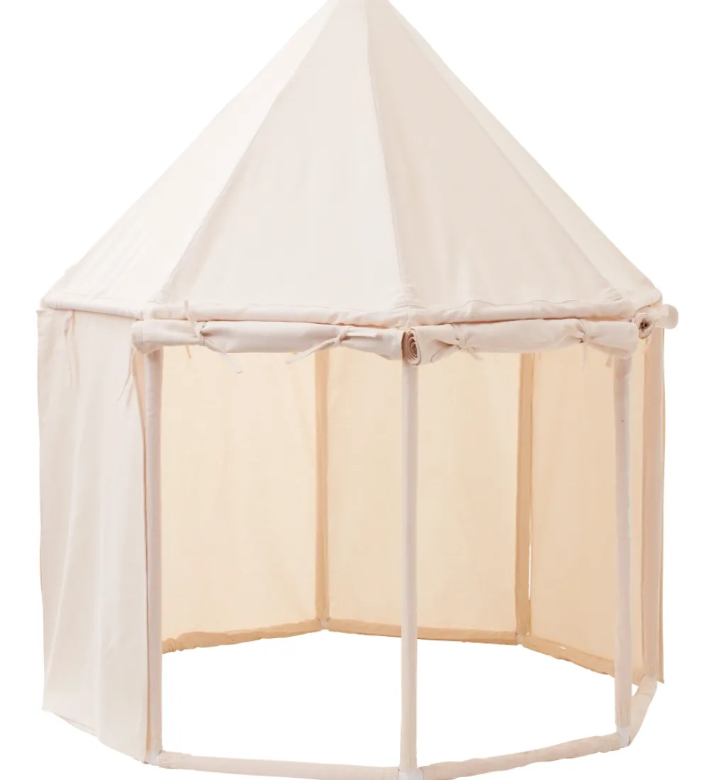 Kids Concept Legetelte|Legetelte|Legetelt - Pavillon - 122x142 cm - Naturhvid