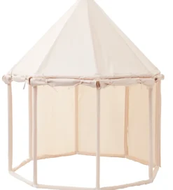 Kids Concept Legetelte|Legetelte|Legetelt - Pavillon - 122x142 cm - Naturhvid