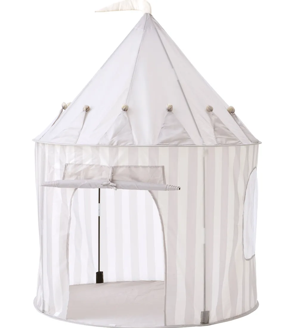 Kids Concept Legetelte|Legetelte>Legetelt - 100x130 cm - Grå Striber