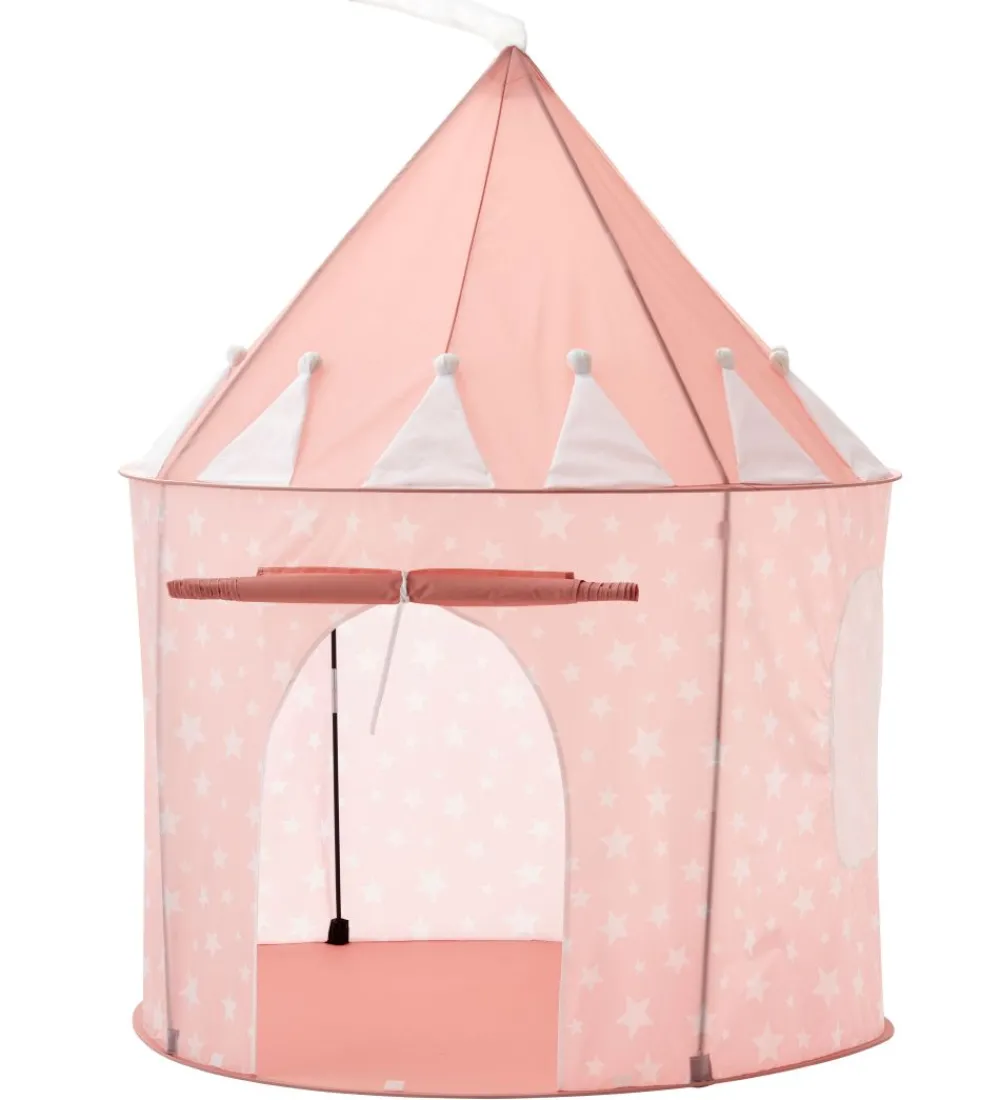 Kids Concept Legetelte|Legetelte>Legetelt - 100x130 cm - Rosa m. Stjerner