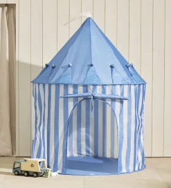 Kids Concept Legetelte|Legetelte|Legetelt - 100x130 cm - Blå Striber