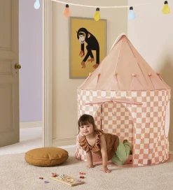 Kids Concept Legetelte|Legetelte|Legetelt - 100x130 cm - Abrikos Tern