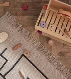 Kids Concept Legetæpper Og Legegulve|Legetæppe - Geometrisk - Grå