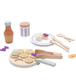 Kids Concept Legemad>Pandekagesæt - Træ