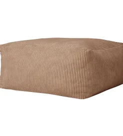 Kids Concept Puffer>Puf - 85x85x34 cm - Fløjl - Brun