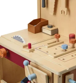 Kids Concept Legeværktøj|Legekøkken Og Legemøbel|Værktøjsbænk - 39 dele - Træ