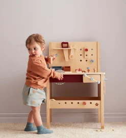 Kids Concept Legeværktøj|Legekøkken Og Legemøbel|Værktøjsbænk - 39 dele - Træ
