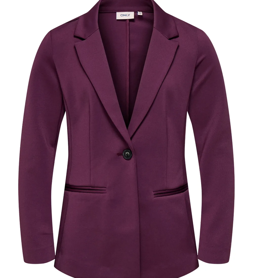 Børn Kids Only Konfirmationstøj|Jakkesæt Og Blazers>Blazer - KogVarm - Mauve Wine