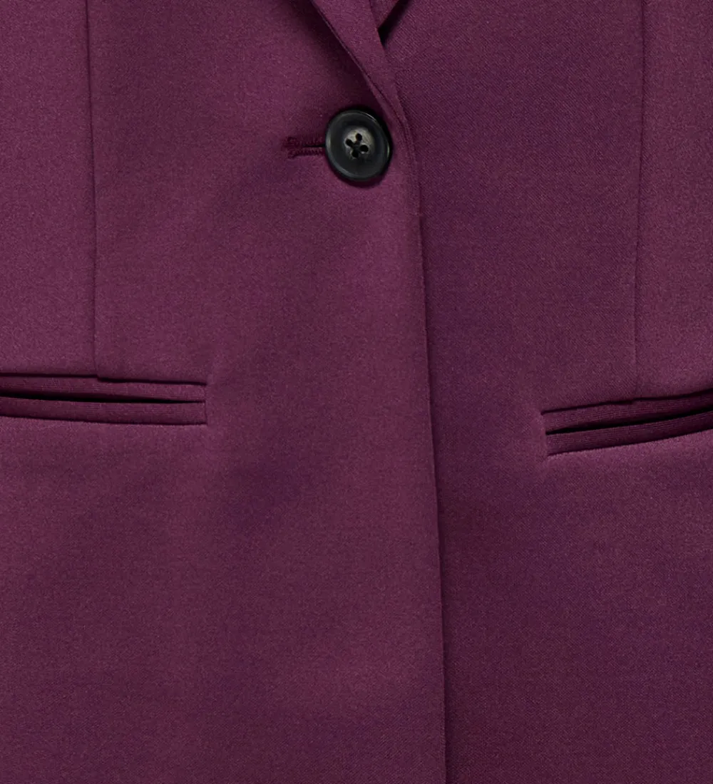 Børn Kids Only Konfirmationstøj|Jakkesæt Og Blazers>Blazer - KogVarm - Mauve Wine