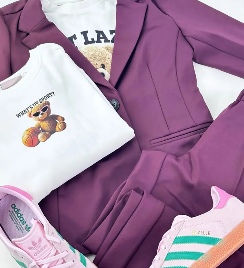 Børn Kids Only Konfirmationstøj|Jakkesæt Og Blazers>Blazer - KogVarm - Mauve Wine