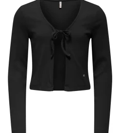 Børn Kids Only Cardigans>Cardigan - Rib - KogNessa - Black