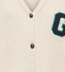 Børn Kids Only Striktrøjer>Cardigan - Strik - Antique White/Night Sky/ Medium Gre