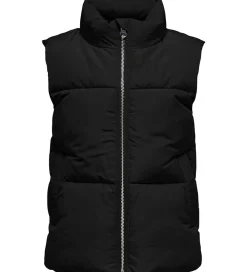 Børn Kids Only Veste>Dynevest - Noos - KogErica - Sort