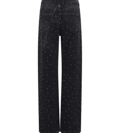 Børn Kids Only Bukser Og Jeans|Pigetøj>Jeans - KogCobain - Rhinestone - Washed Black
