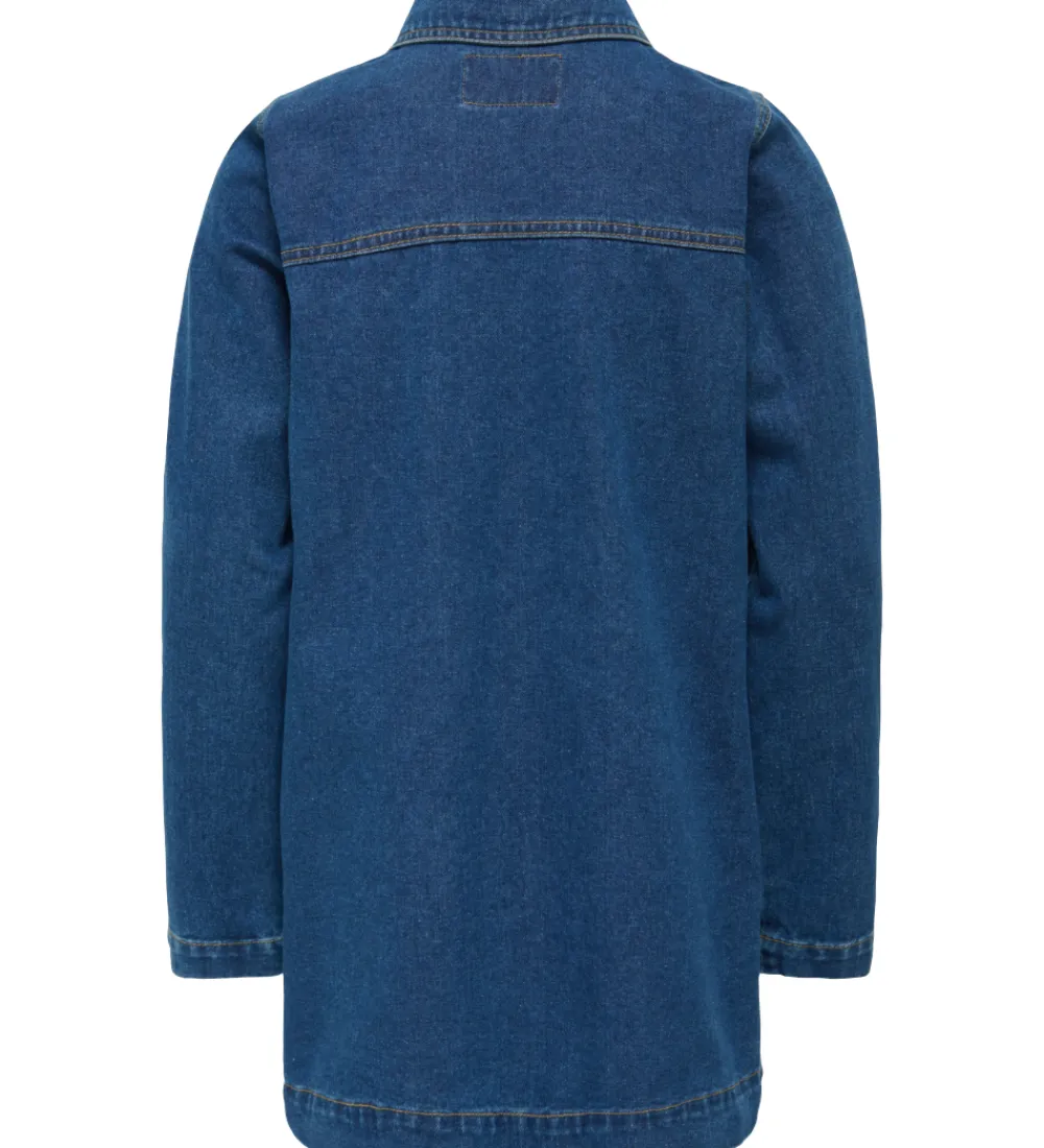 Børn Kids Only Kjoler|Juletøj>Kjole - KogBelle - Medium blue Denim