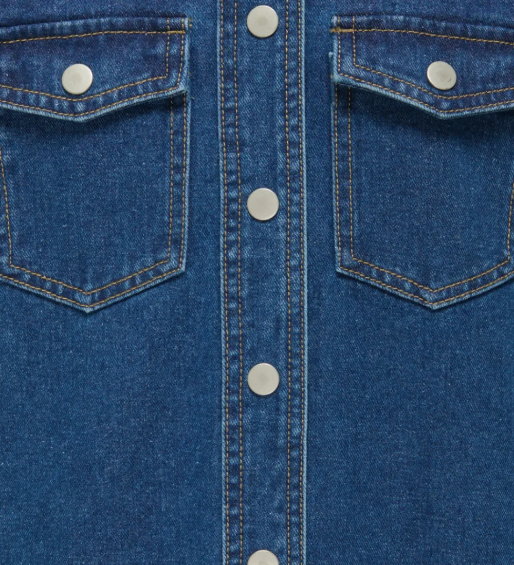 Børn Kids Only Kjoler|Juletøj>Kjole - KogBelle - Medium blue Denim