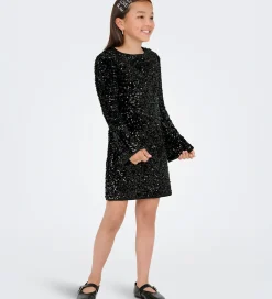 Børn Kids Only Kjoler></noscript>Kjole - KogConfidence - Black m. Palietter