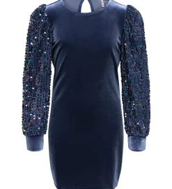 Børn Kids Only Kjoler|Juletøj|Kjole - KogConfidence - Velour/Palietter - Naval Acade