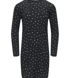 Børn Kids Only Kjoler>Kjole - KogMelia - Black/Dots Cloud Dancer