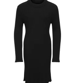 Børn Kids Only Kjoler|Kjole - Strik - Rib - KogBianka - Sort