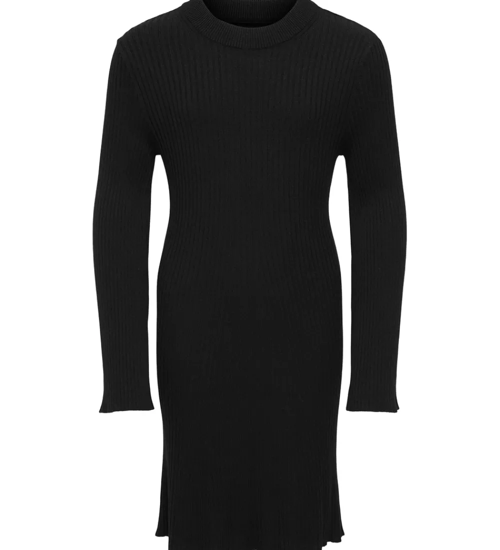 Børn Kids Only Kjoler|Kjole - Strik - Rib - KogBianka - Sort