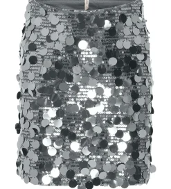 Børn Kids Only Nederdele>Nederdel - KogJadel - Silver/w. Silver Sequins