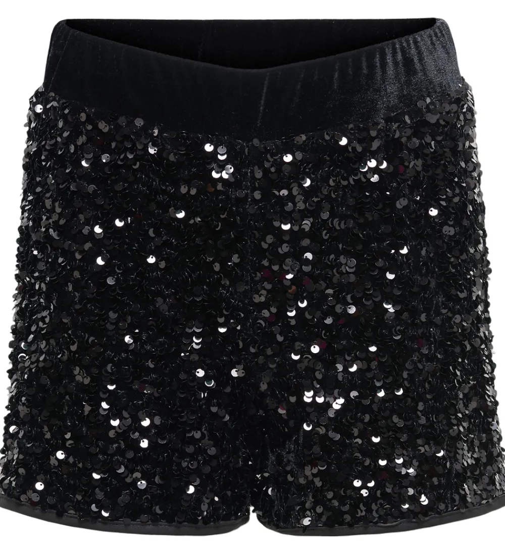 Børn Kids Only Shorts Og Knickers>Shorts - KogConfidence - Sort m. Palietter
