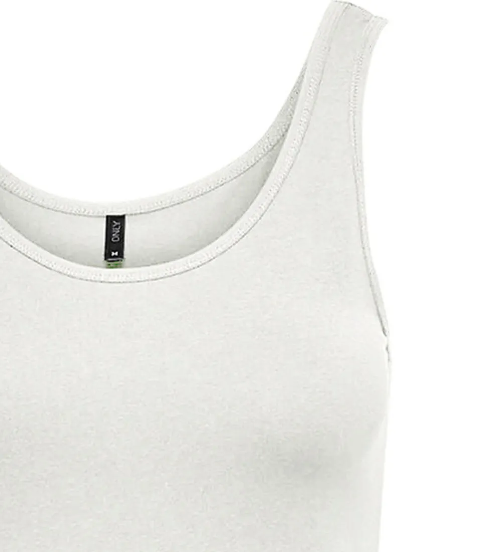 Børn Kids Only T-Shirts|Basis>Tanktop - Noos - KogLive - Cloud Dancer