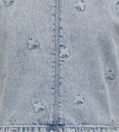 Børn Kids Only Toppe></noscript>Top - KogFreja - Lyseblå Denim/Sommerfugl