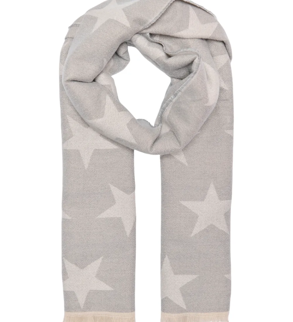 Børn Kids Only Tørklæder|Tørklæde - 170 cm - Strik - KogBrina - Lysegråmeleret